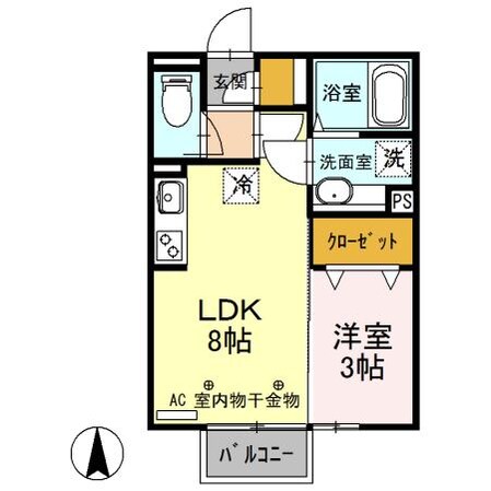 Ｄ-ｄｒｅａｍ（高崎市双葉町）の物件間取画像